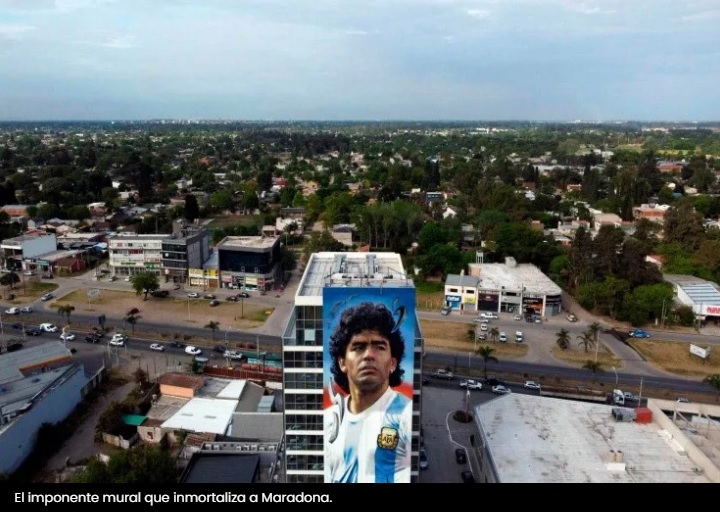 Un nuevo mural que homenajea a Maradona será inaugurado el día de su cumpleaños