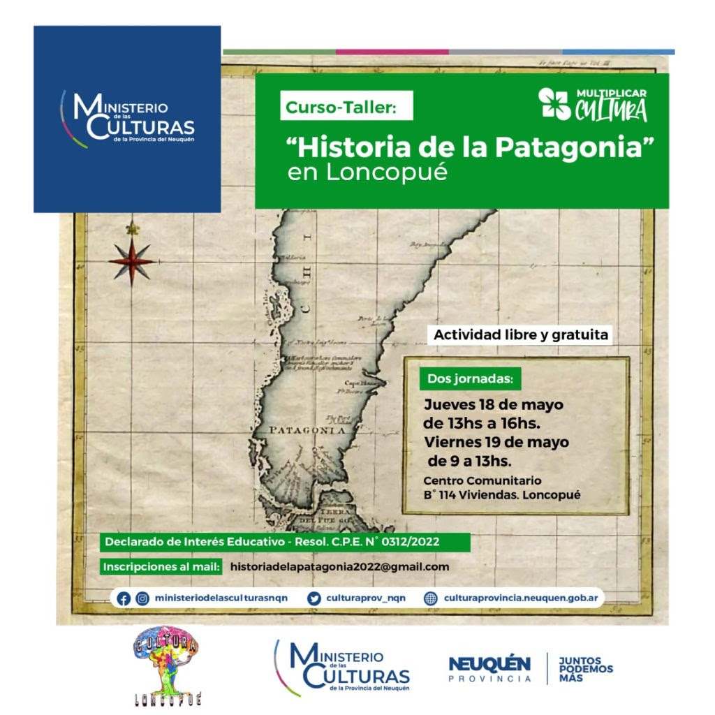 Comienza el ciclo de talleres «Historia en la Patagonia»