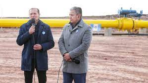 Gutiérrez y Figueroa participaron de la inauguración del gasoducto Néstor Kirchner