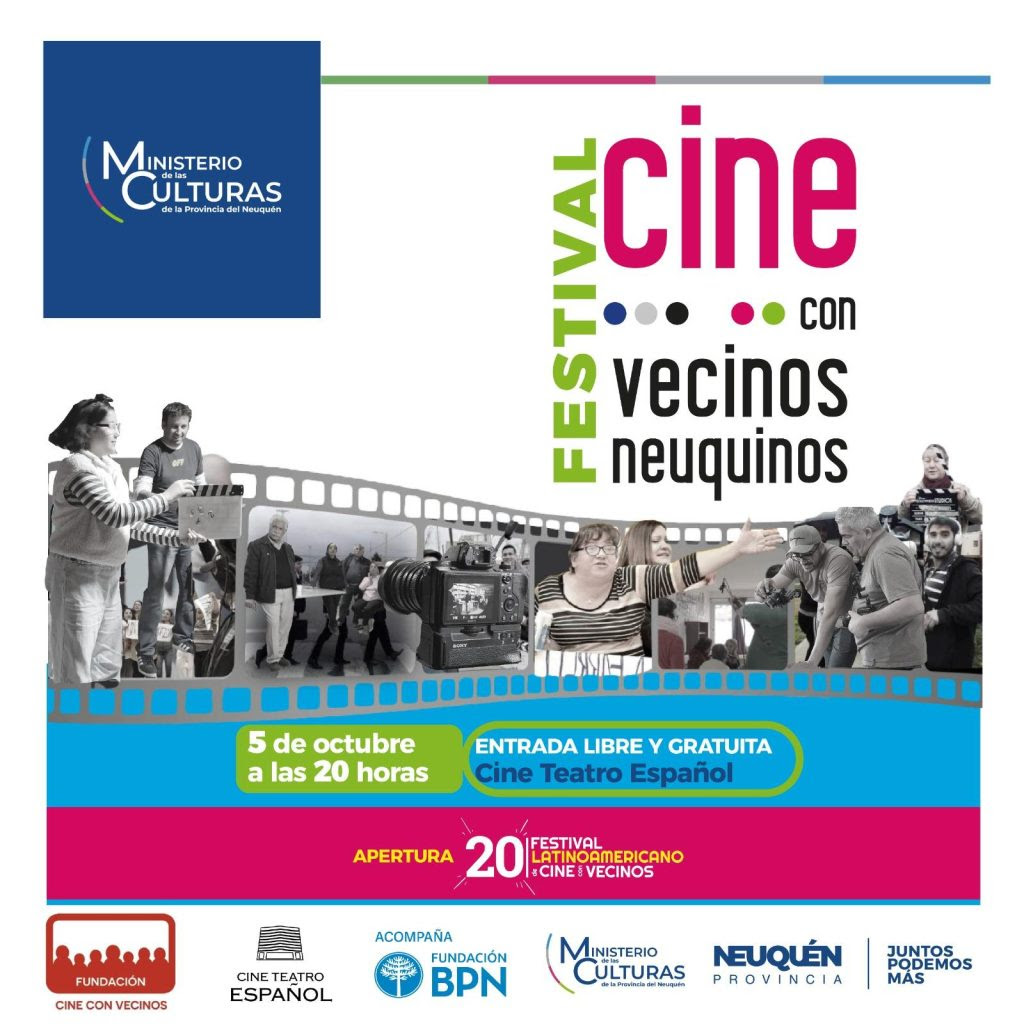 Llega el Festival de Cine con Vecinos Neuquinos 2023 al Cine Teatro Español