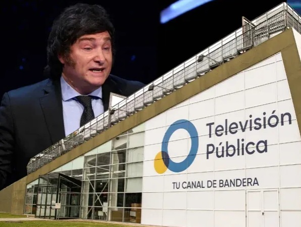 Milei anticipó que privatizará la TV Pública, Radio Nacional y la agencia Télam