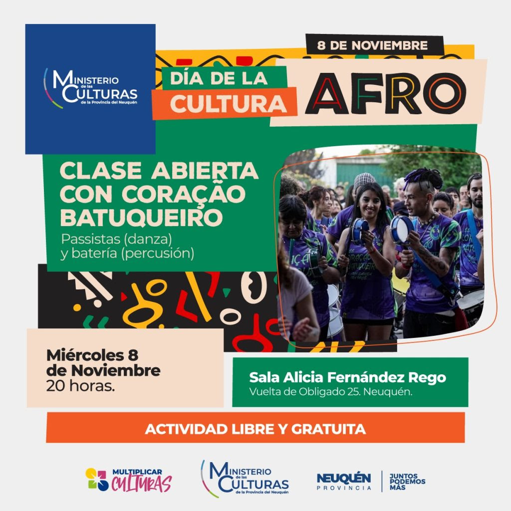 Se celebrará el Día de la Cultura Afro con presentaciones, talleres y Jam