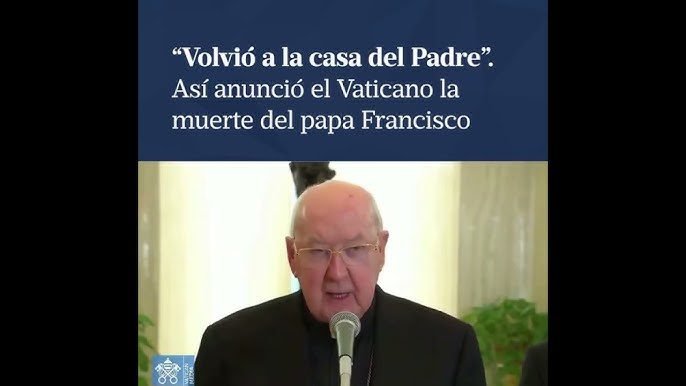 El estremecedor anuncio de la muerte del Papa Francisco en la Plaza del Vaticano El estremecedor anuncio de la muerte del Papa Francisco en la Plaza del Vaticano