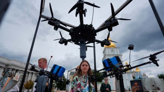 Zelenski lanzó ataques con drones contra Rusia, en el Día de la Independencia de Ucrania