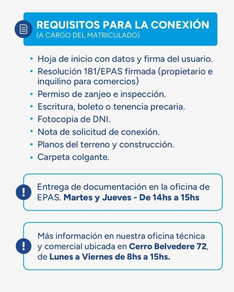 Campaña de Conexiones Cloacales Domiciliarias – Villa La Angostura