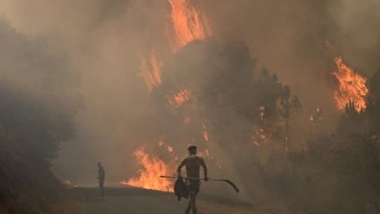 Impactantes incendios forestales en Europa
