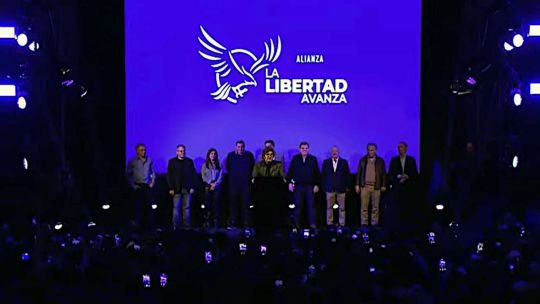 Javier Milei en el acto de La Libertad Avanza en La Plata: “Vamos a sacar al enano comunista de Kicillof”