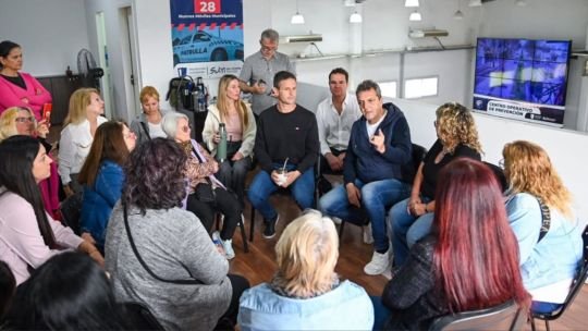 Massa hizo campaña este sábado junto a Katopodis: estuvo en San Martín y San Vicente