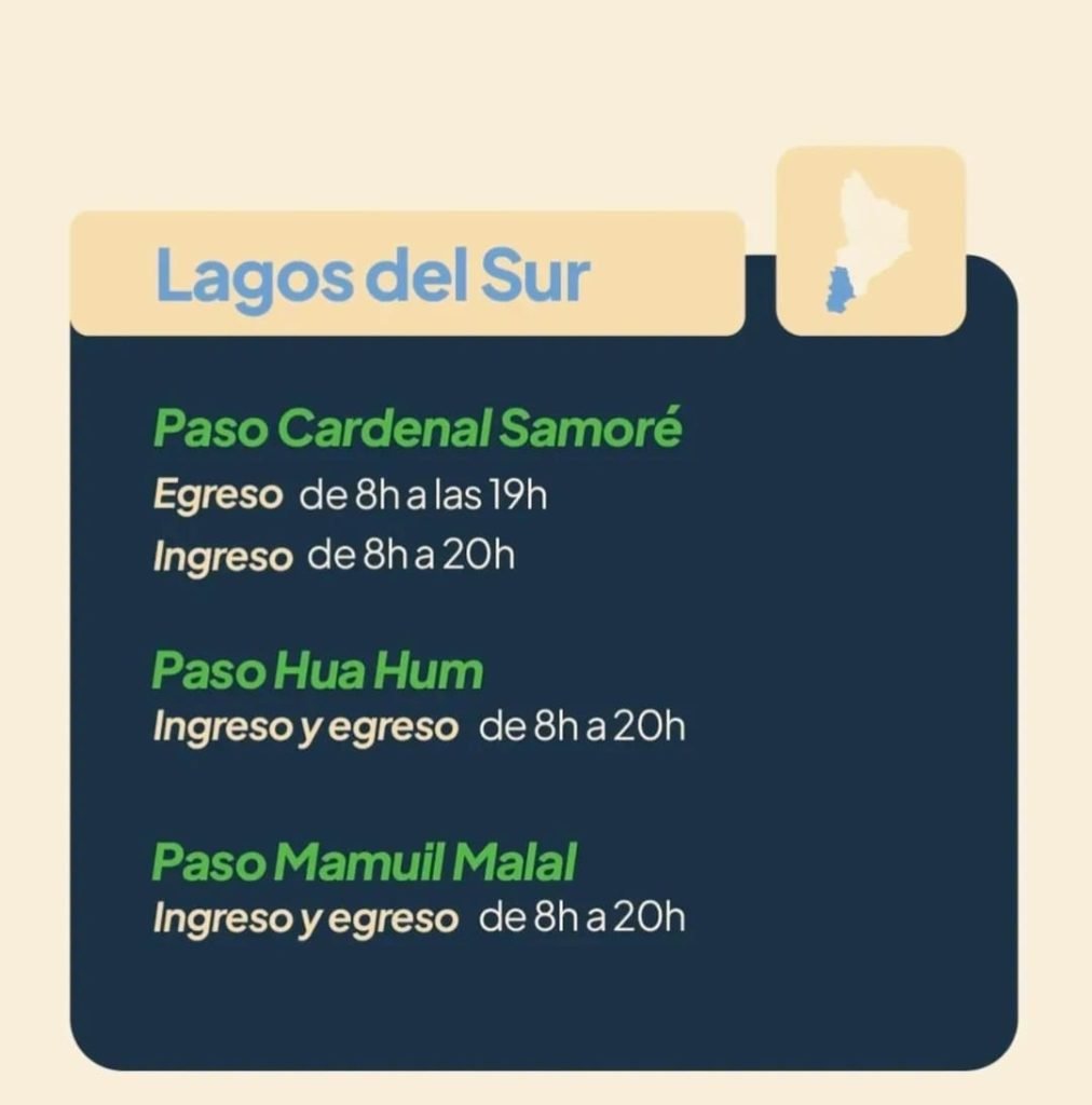 Nuevos Horarios – Paso Fronterizo Cardenal Samore.