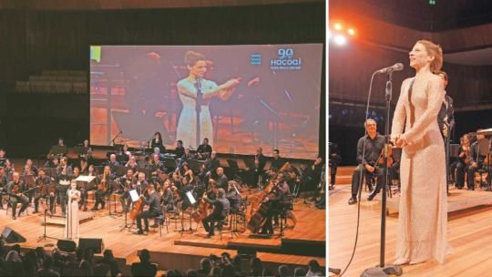 Elena Roger emocionó a socios e invitados al 90º aniversario del Club Náutico Hacoaj