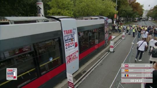 Viena celebra el “Primer Mundial de Conductores de Tranvías”, con 25 equipos de todo el mundo