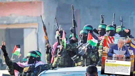 Hamas acepta negociar la paz y Trump pide a Israel detener los ataques a Gaza