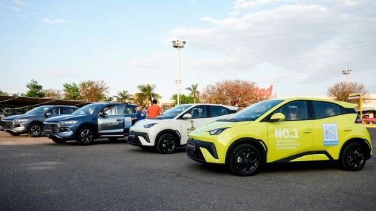 Movilidad sostenible: más de 150 cordobeses probaron los nuevos modelos eléctricos de BYD