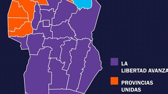 Así se pintó de violeta la provincia de Córdoba en las Elecciones Legislativas 2025
