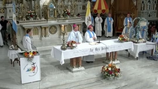 García Cuerva cerró la multitudinaria peregrinación a Luján: “No seamos profetas de calamidades”