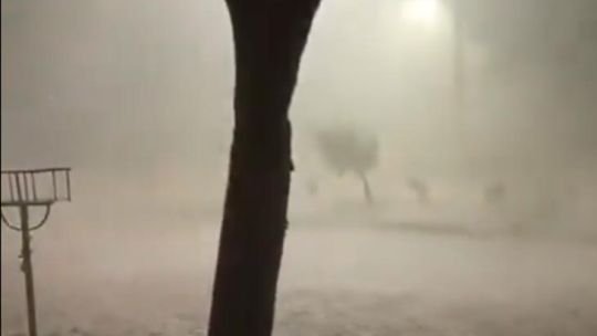 Tormentas, lluvias intensas y granizo del tamaño de huevos en Buenos Aires, Santa Fe y Córdoba