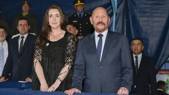 Victoria Villarruel posó junto a Gildo Insfrán y pidió “unidad nacional”