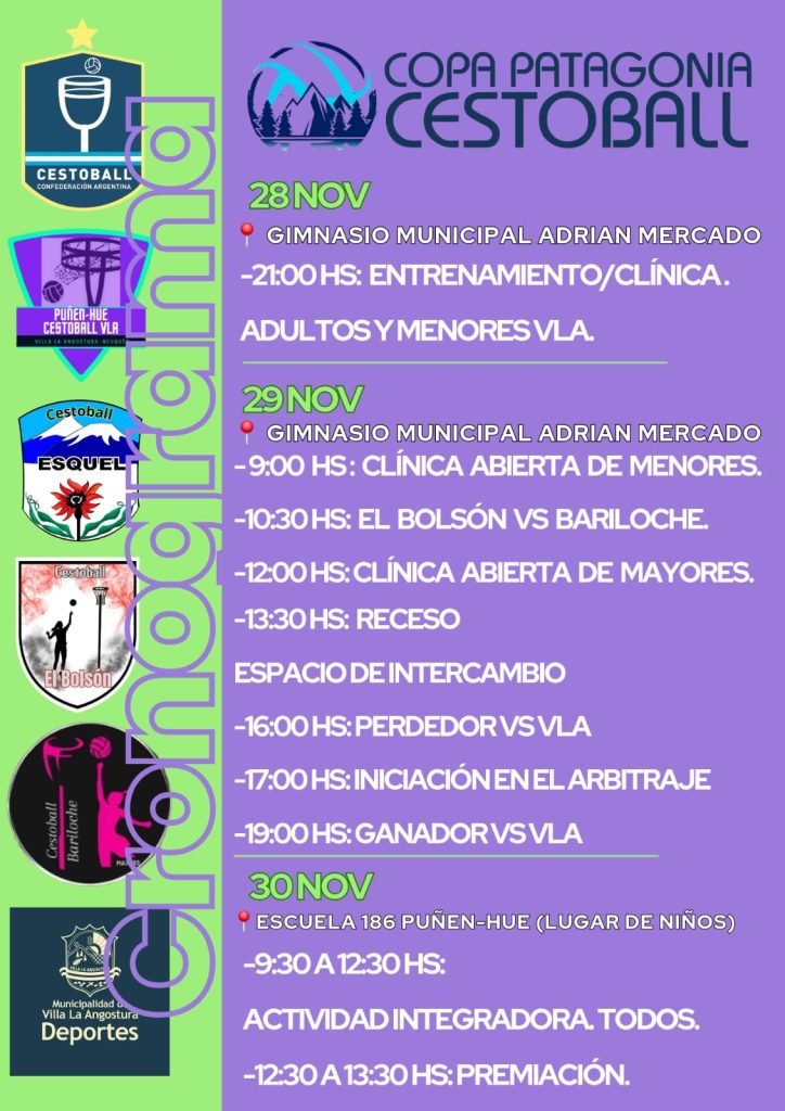 Clínica de Cestoball y Capacitación Arbitral en Villa La Angostura Clínica de Cestoball y Capacitación Arbitral en Villa La Angostura