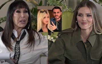 La China Suárez le admitió a Moria Casán la terrible interna familiar por su romance con Mauro Icardi: “Mi mamá le tenía pánico”