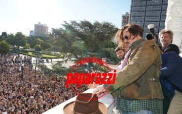 ¡Fotos exclusivas! Johnny Depp asistió al partido de Boca y revolucionó La Bombonera