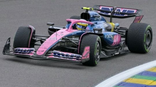 Franco Colapinto sufrió con el Alpine y no pudo seguirle el ritmo a Gasly, que sumó en Brasil