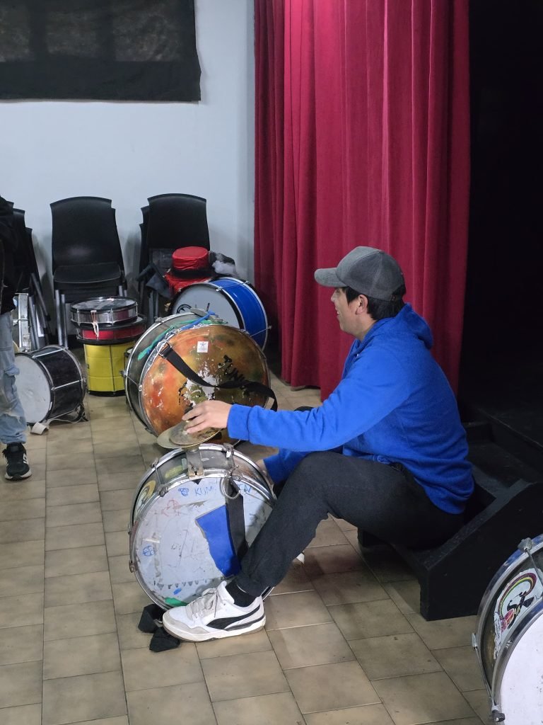 Cierre de año del Taller Murguero  en la Casa de la Cultura.