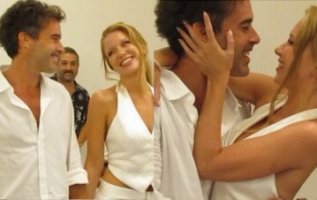 El look de Rufina en el casamiento de su papá Nico Cabré y Rocío Pardo: el emotivo rol de la hija de la China Suárez en la boda del año