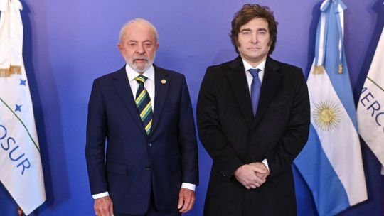 Mercosur: frío glacial en el saludo Milei-Lula, con agenda mirando a la Unión Europea