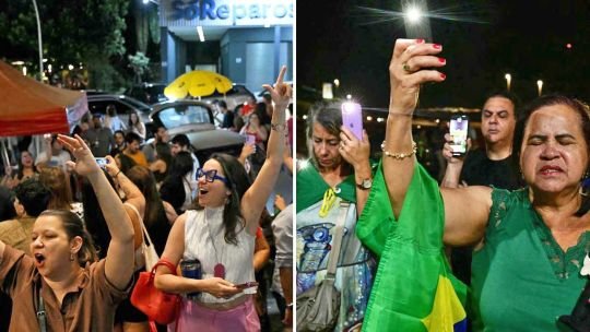 Un rayo cayó sobre una marcha pro Bolsonaro en Brasilia y dejó más de 30 heridos