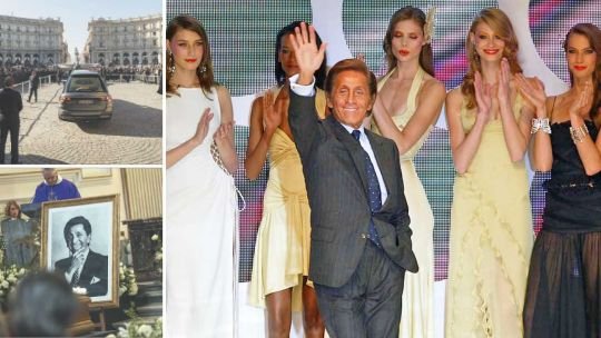 Roma dijo adiós a Valentino, el último de los diseñadores de una era de puro glamour