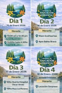 La Municipalidad acompaña la Semana del Día Mundial de la Educación Ambiental, declarada de Interés Municipal.
