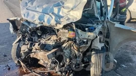 Violento choque frontal en Entre Ríos deja tres personas muertas