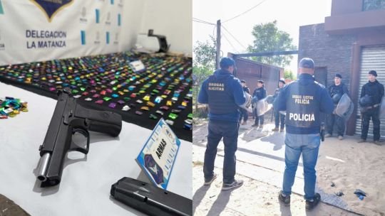 Un amplio operativo anti drogas en el Conurbano bonaerense terminó con siete detenidos y un sospechoso ahogado