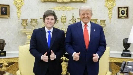 Con otro espaldarazo de Trump, Milei buscará mostrarse en Davos como su delegado en el Cono Sur