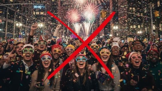 Año Nuevo sin festejos: las razones por las que millones ignoran el 1 de enero