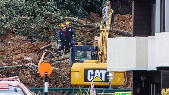 Alud en la montaña: parte de un volcán y aplastó un camping en el norte Nueva Zelanda