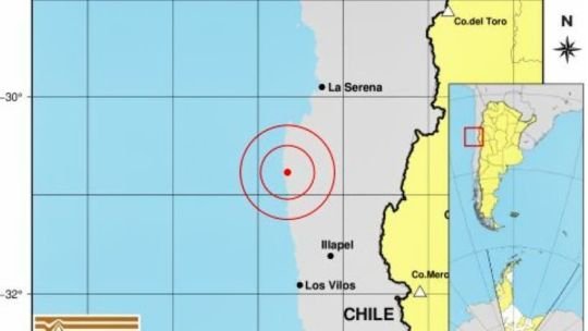 Fuerte temblor en Chile se sintió en la ciudad de Córdoba