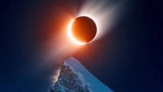 Eclipse solar: el “anillo de fuego” apareció este 17 de febrero sobre la Antártida