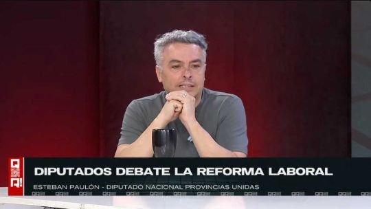 Esteban Paulón cuestionó en “QR!” la reforma laboral y anticipó una votación ajustada en diputados