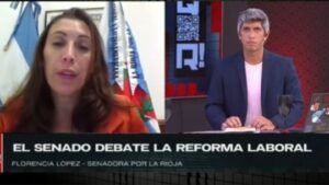 En “QR!”, Florencia López, senadora de Unión por la Patria, denunció que “hay peronistas resentidos que van a apoyar la reforma laboral”