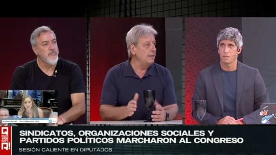 “La Reforma laboral es una ley criminal”, advirtió Rodolfo Aguiar en “QR!” en pleno debate parlamentario