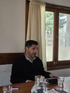 Reunión de trabajo con Sergio Sciacchitano, Subsecretario de Turismo de la Provincia de Neuquén.