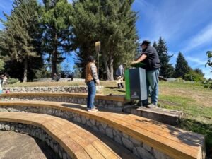 Nuevos Cestos de residuos en Plaza San Martín.