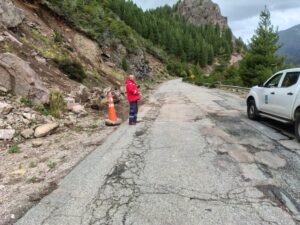 RESTABLECIDA LA CIRCULACION RN 40- SIETE LAGOS.