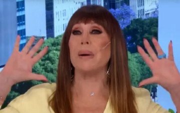 ¡Ay, no! Moria Casán metió la pata con Luciano Castro y se le escapó una frase letal: “Trabajás de…”