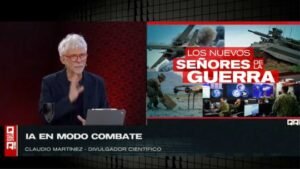 En “QR!”, Claudio Martínez alertó: “La inteligencia artificial ya decide cómo se pelea una guerra”