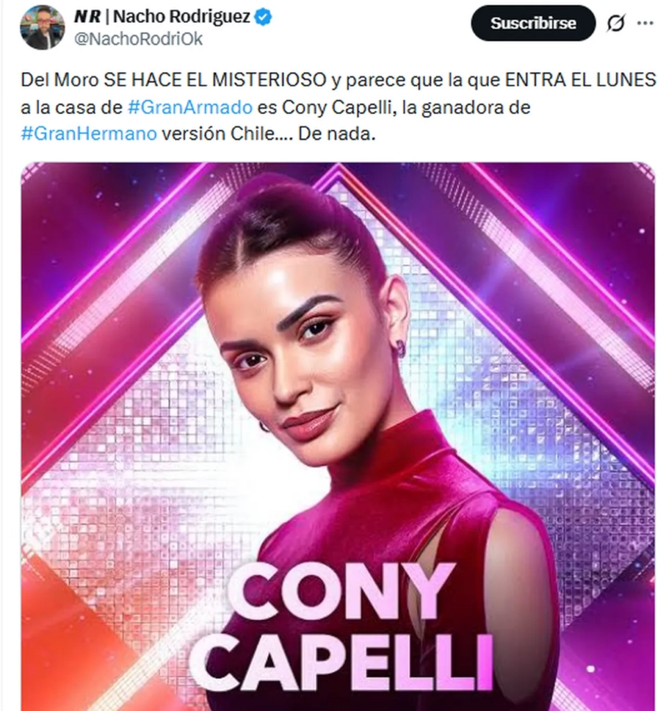 Se filtró el nombre bomba que podría entrar a Gran Hermano Generación Dorada tras la salida de Mavinga