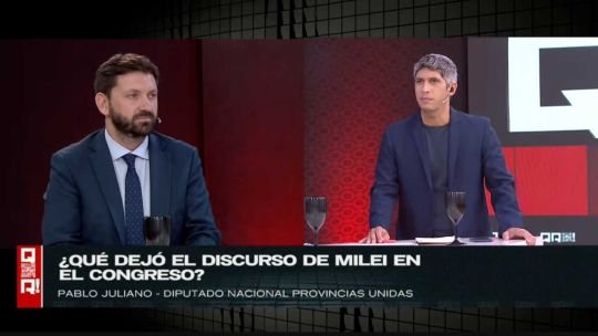 “Milei perdió una oportunidad y abrazó el pasado”, afirmó Pablo Juliano en “QR!” tras el discurso de apertura de sesiones