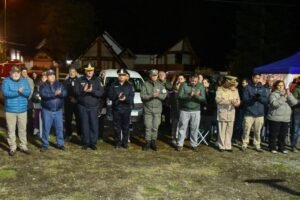 Vigilia en homenaje a los Caídos en la Guerra de Malvinas.