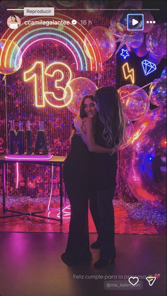 La tremenda sorpresa de Camila Galante que hizo emocionar a la hija de Ángel Di María en pleno cumpleaños